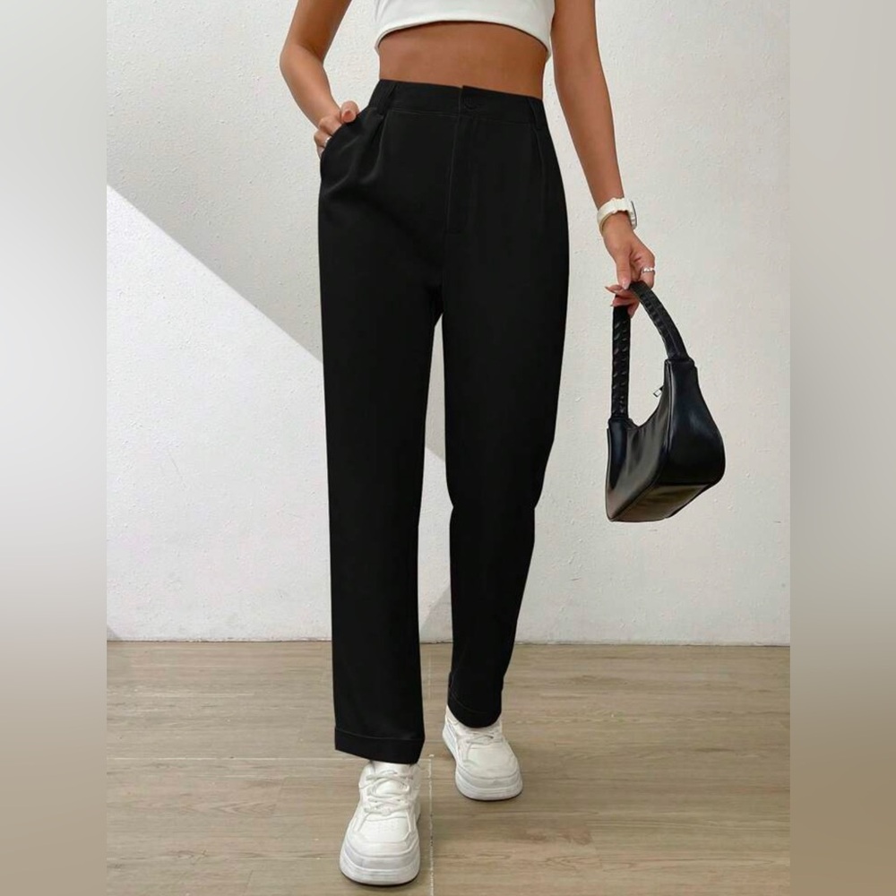 Black Straight Leg Pants for Effortless Style